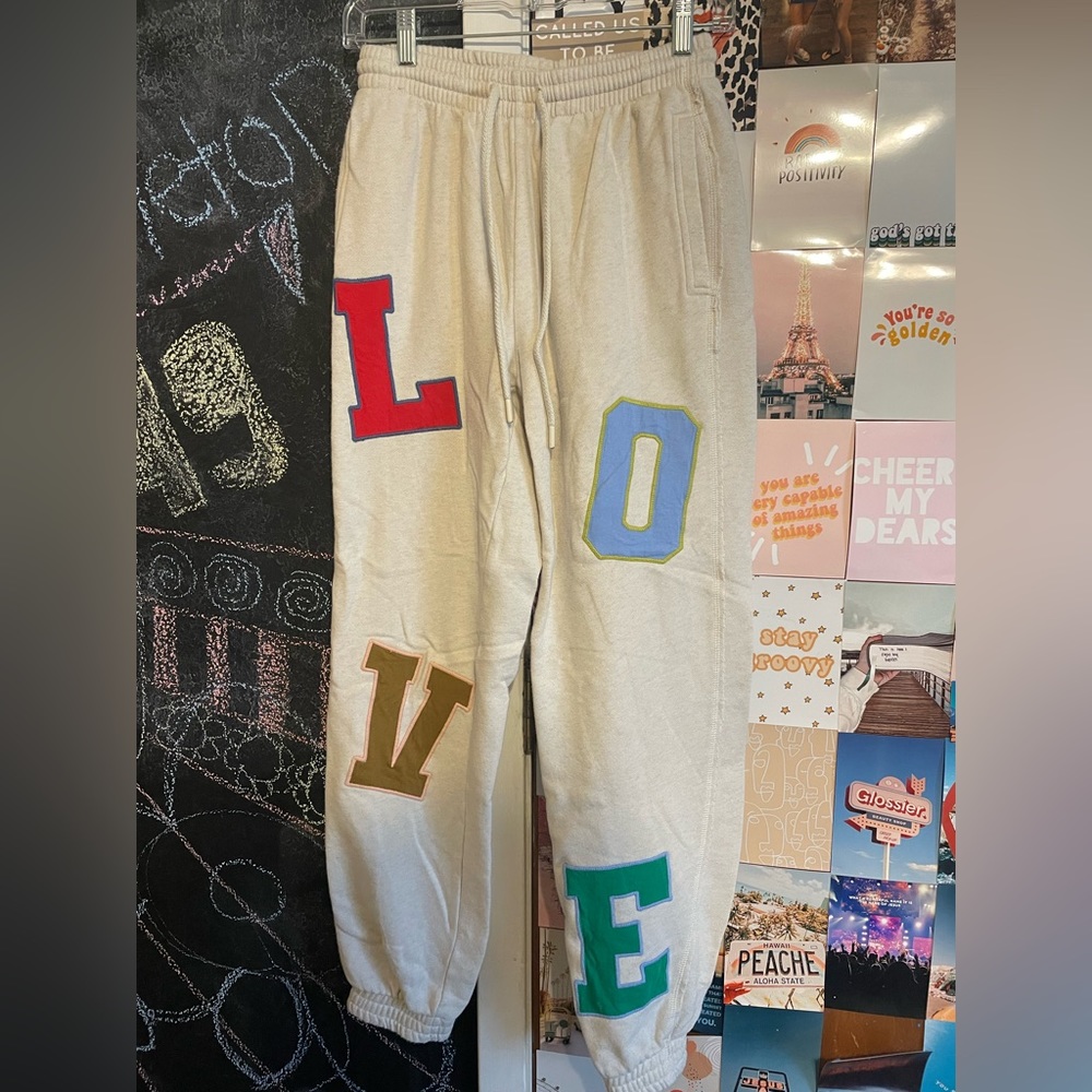 Aerie patchwork joggers